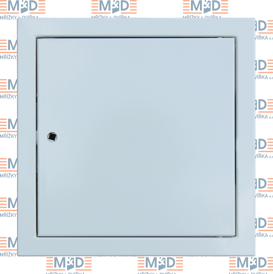Revizní dvířka 250x250 mm bílá tlačný magnet