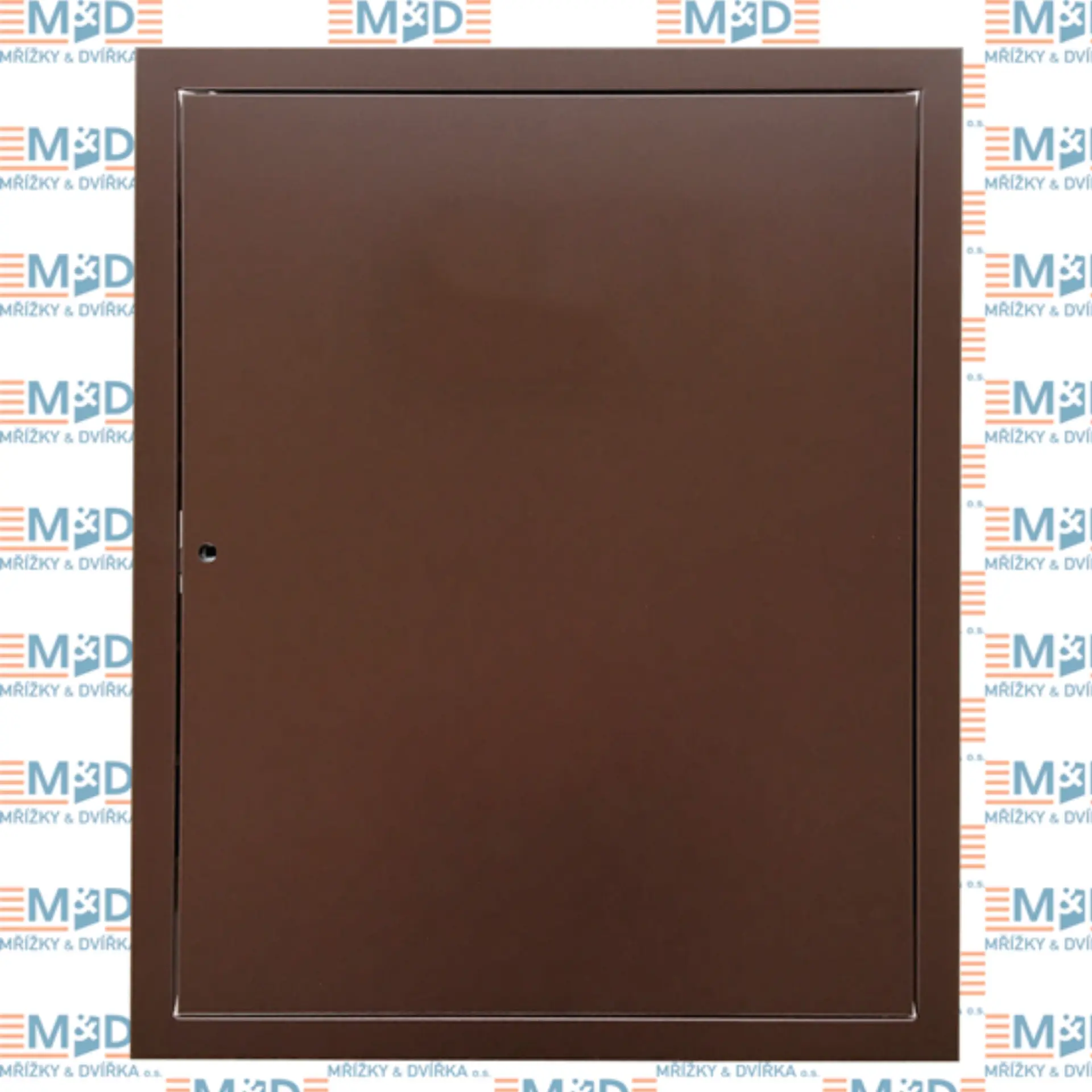 Revizní dvířka 400x600 mm hnědá uzamykatelná