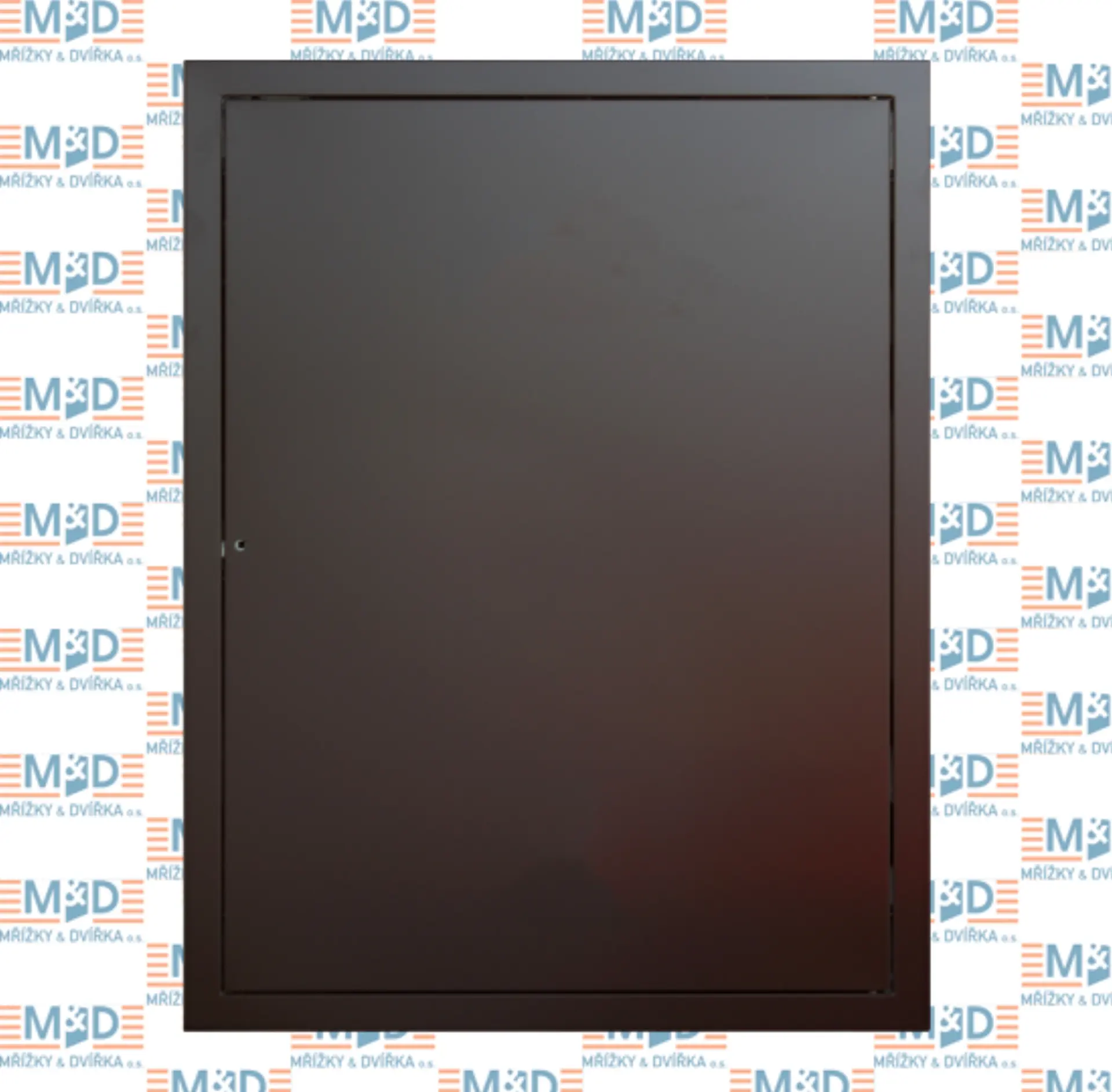 Revizní dvířka 600x800 mm hnědá uzamykatelná