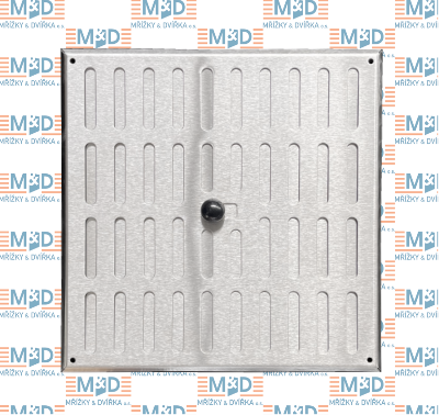 Větrací mřížka 260x260 mm nerezová uzavíratelná