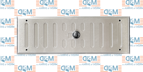 Větrací mřížka 260x80 mm nerezová uzavíratelná