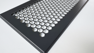 Větrací mřížka 500x140 mm HEXA antracitová