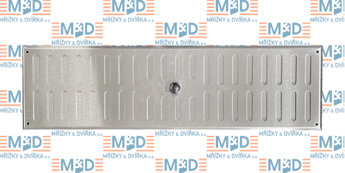 Větrací mřížka 500x140 mm nerezová uzavíratelná