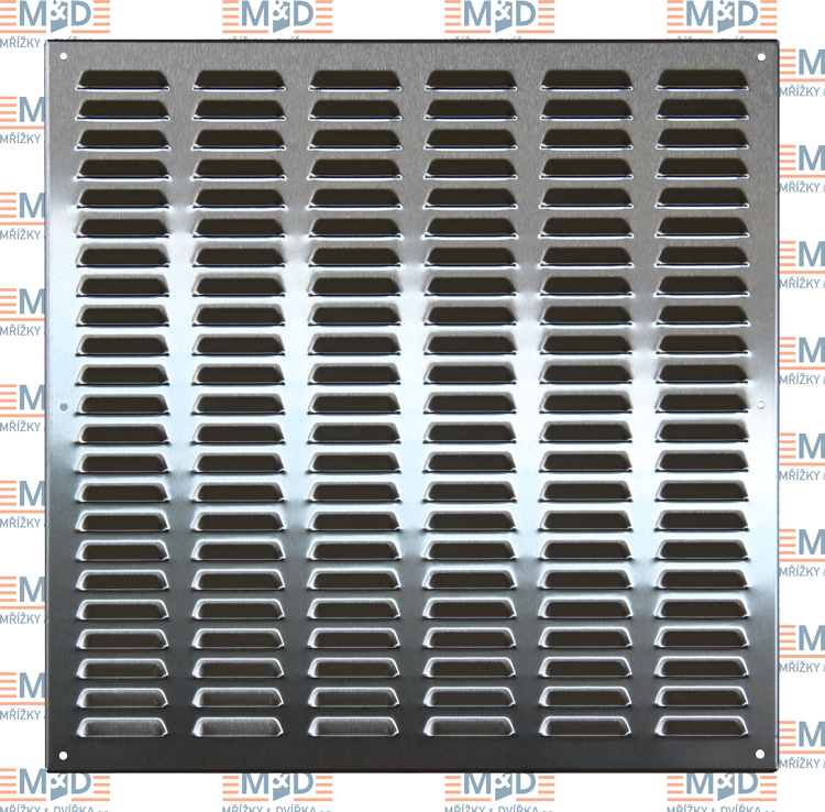 Větrací mřížka 500x500 mm nerezová