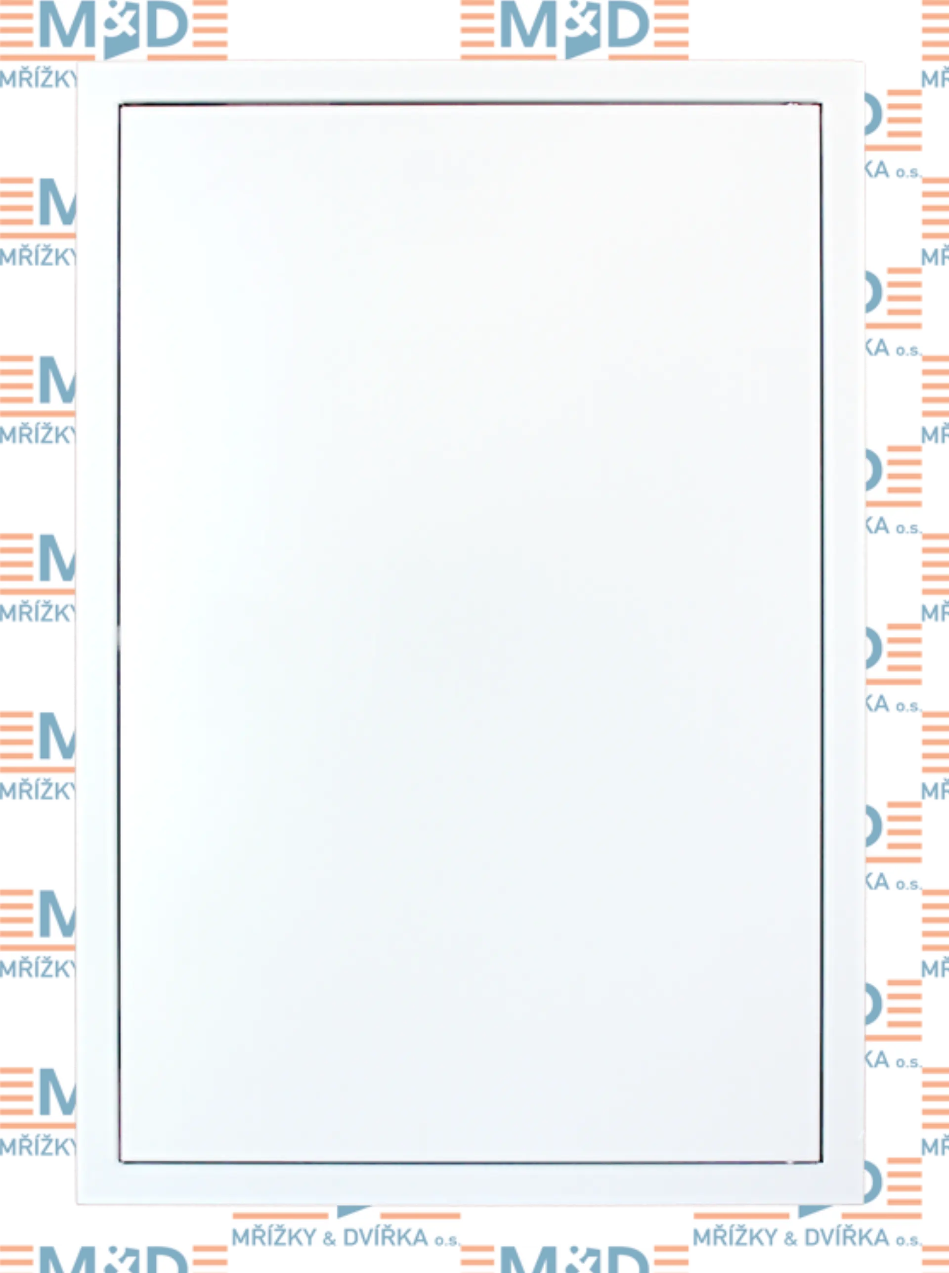 Revizní dvířka 500x800 mm bílá tlačný zámek
