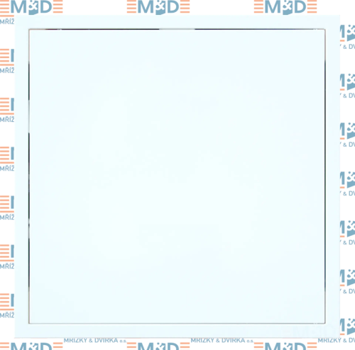 Revizní dvířka 800x800 mm bílá tlačný zámek