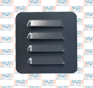 Mřížka 100x100 mm ANTRACIT - RAL 7016