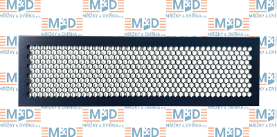 Větrací mřížka 500x140 mm HEXA antracitová